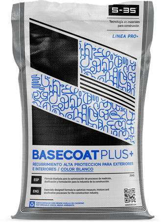 Saco de 25 kg de Basecoat Plus: Blanco absoluto